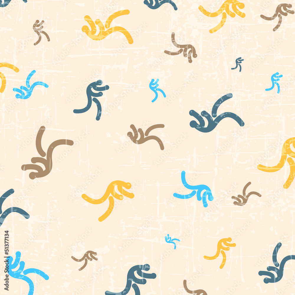 Drawing boxing sport background Drawing boxing sport background