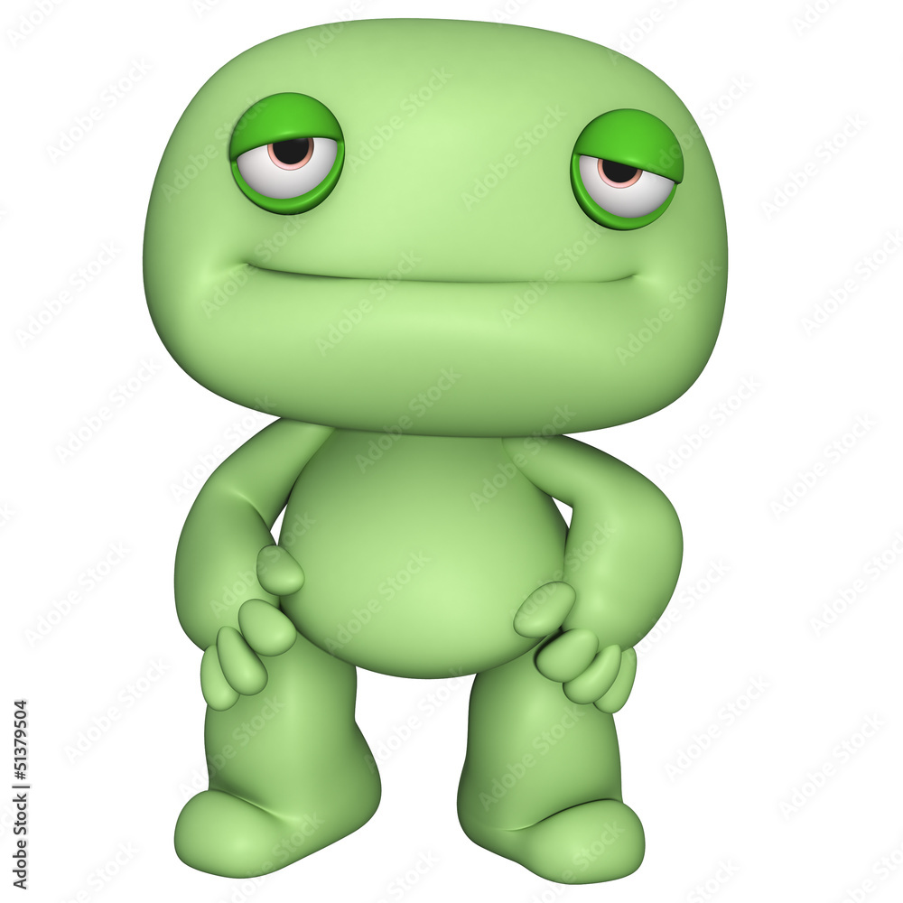 Obraz premium 3d cartoon cute man
