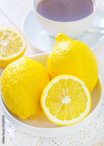 lemons and tea