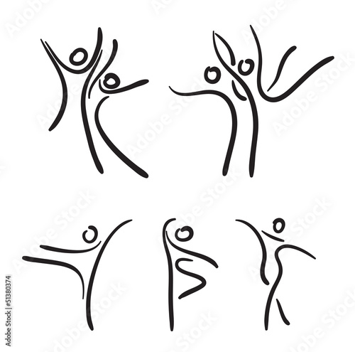 Ballet dancers.
