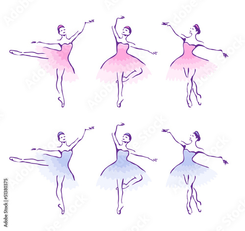 Ballet woman-dancers.