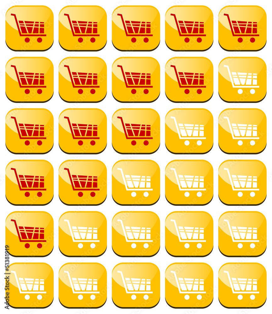 Rating carts like rating stars design elements