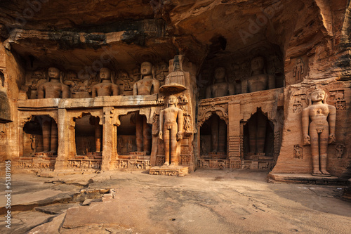 Statues of Jain thirthankaras photo