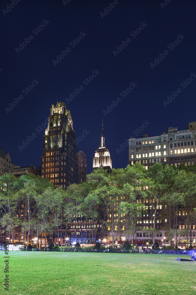 Obraz premium Bryant Park, Manhattan, New York
