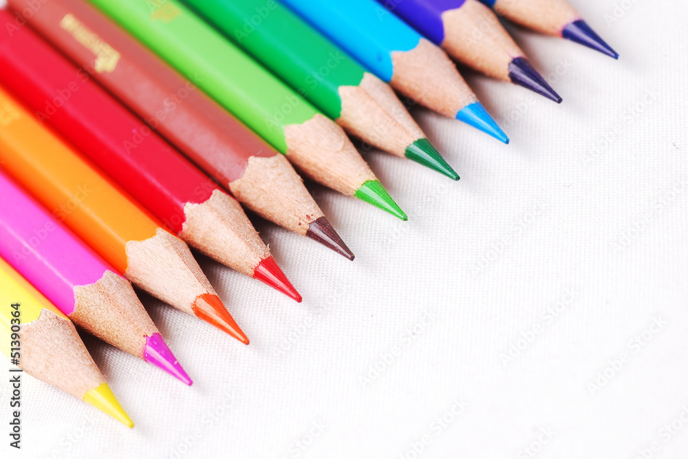 Colorful pencil on isolate background Colorful pencil on isolate background