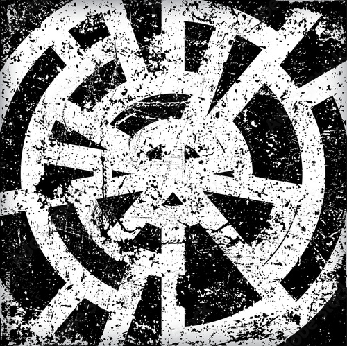 Grunge Abstract Geometrical Design