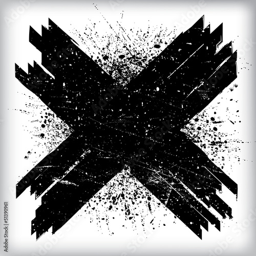 Grunge Abstract Geometrical Design