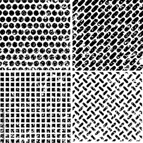 Grunge Abstract Geometrical Design
