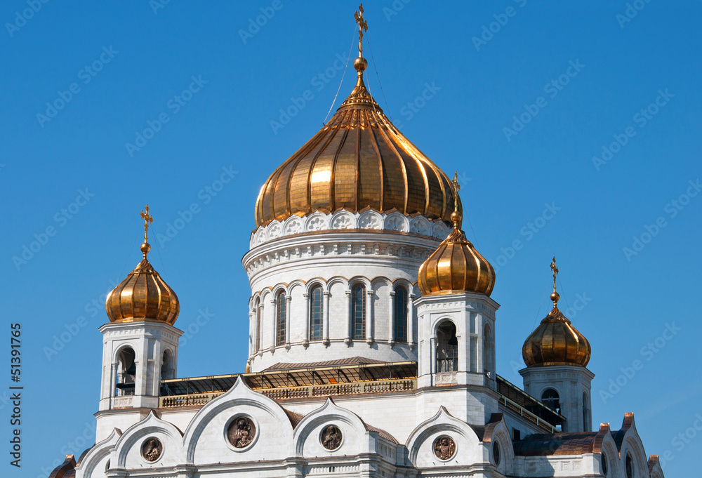 Obraz premium Cathedral of Christ the Savior. Moscow. landmark