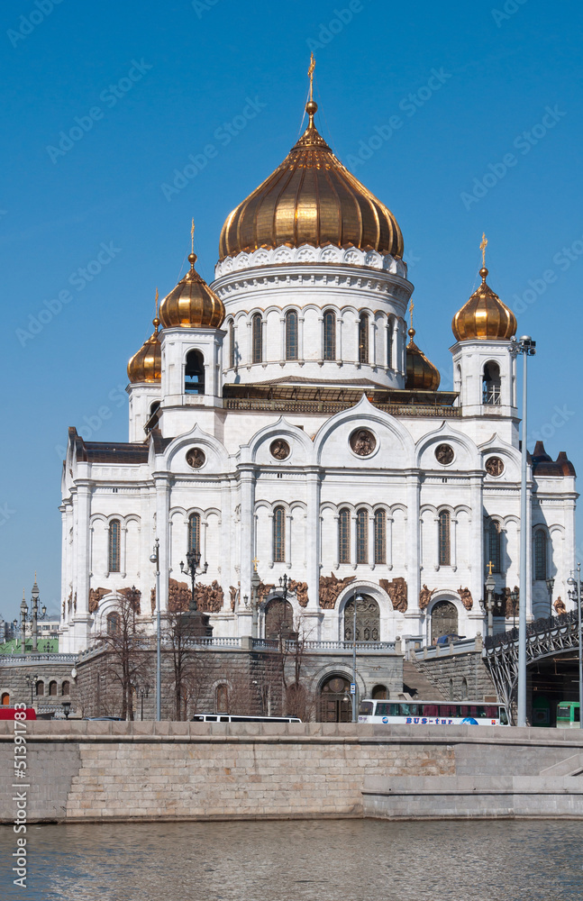Cathedral of Christ the Savior. Moscow. landmark