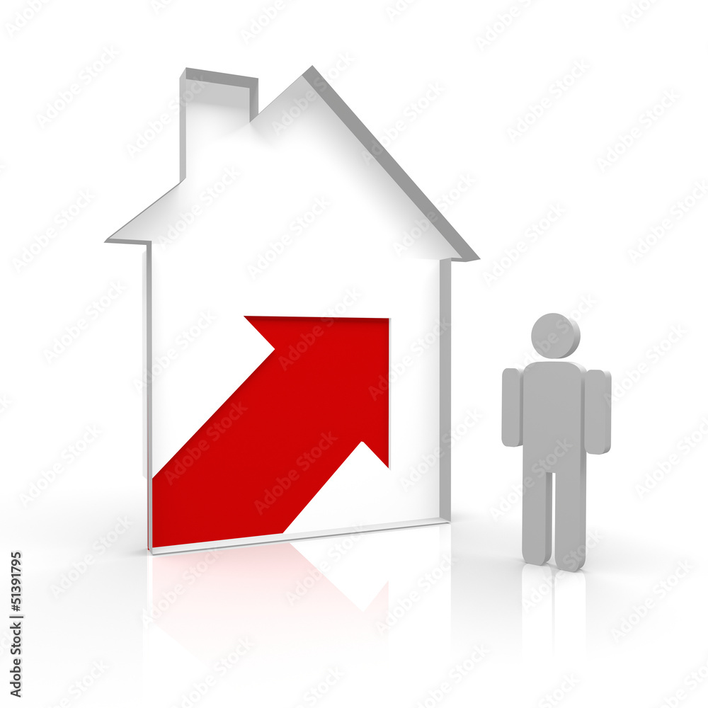 haus, einnahmen, pfeil, sanierung, modernisierung, haus, einnahmen, pfeil, sanierung, modernisierung,