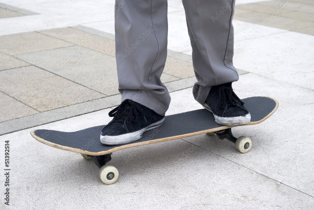 Fototapeta premium Boy skateboarding