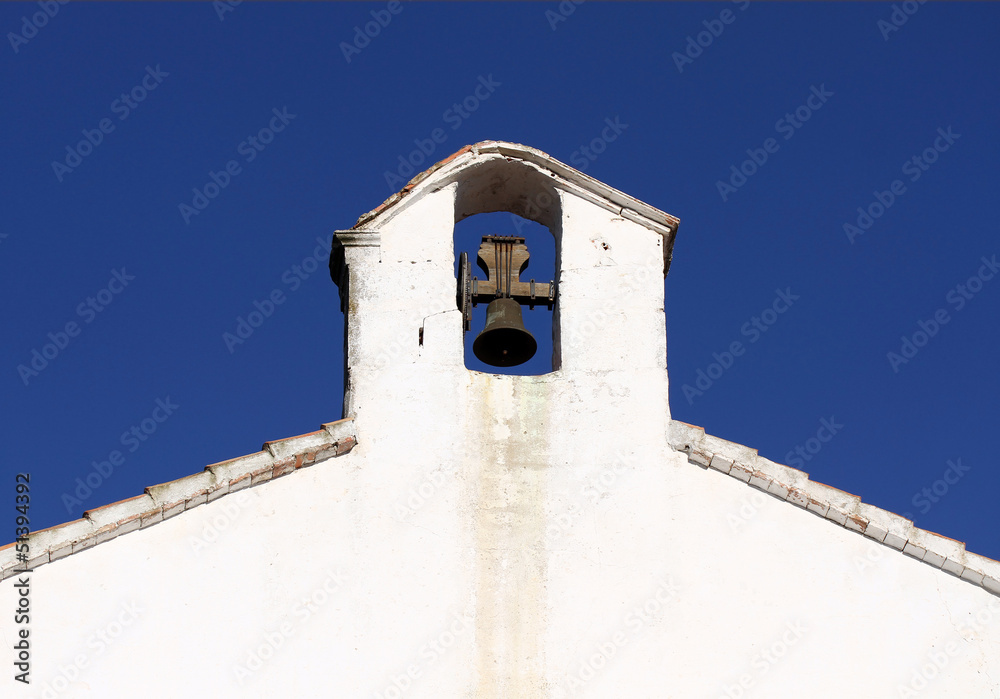 Belfry in spanish style in Alcossebre, Spain.