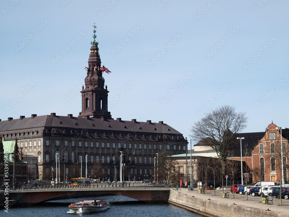 Christiansborg palace / danish parliament building