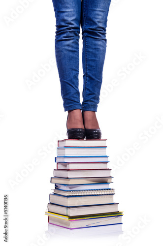 Climbing the steps of knowledge - education concept