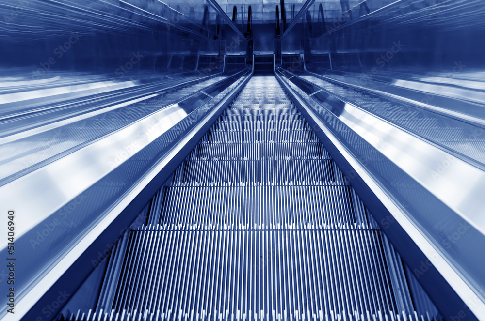 modern steps of moving business escalator modern steps of moving business escalator