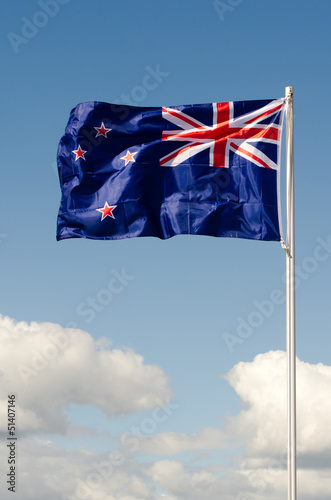 Flag of New Zealand photo