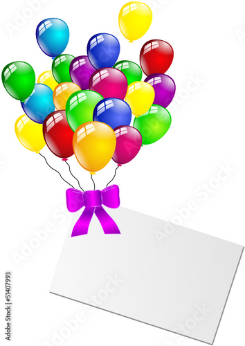 Luftballon mit Brief
