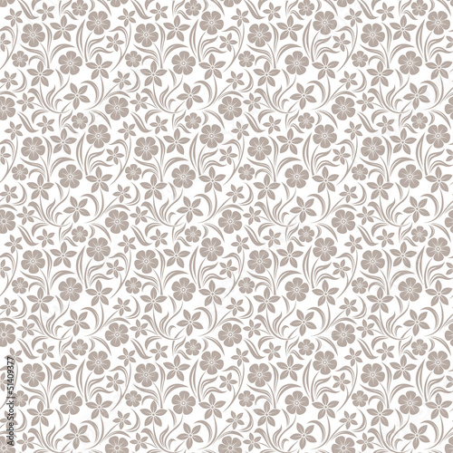 Seamless floral pattern. Vector illustration.