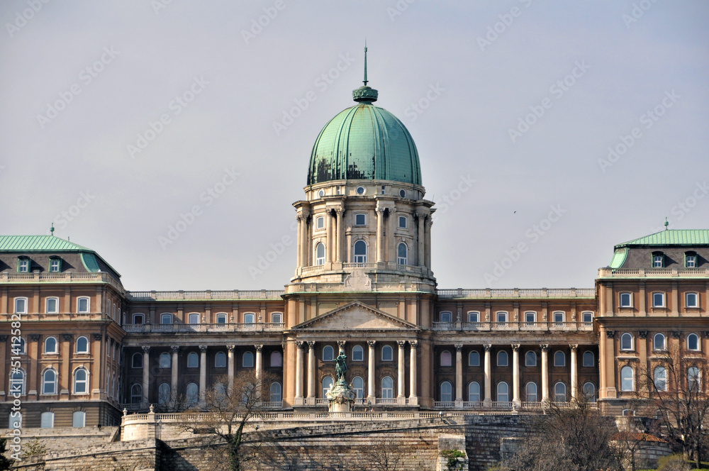 Burgpalast in Budapest, Ungarn