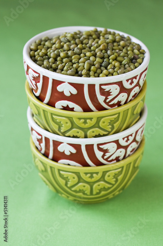 National Turkish dishes and green lentils photo