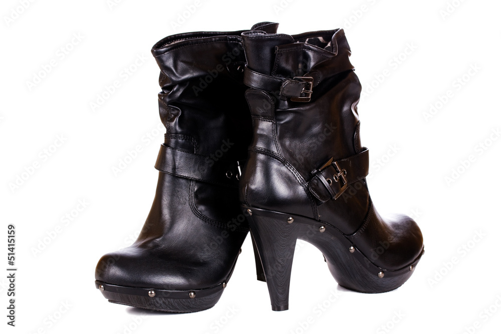Black woman boots