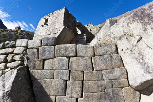 Temple of the Sun in Machu Picchu, Peru
