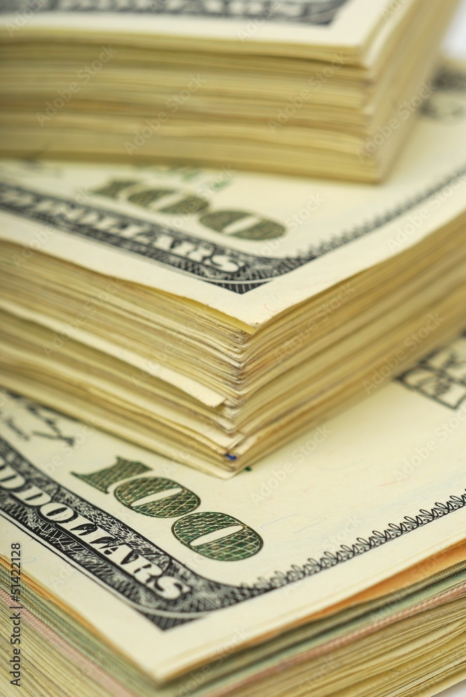 Dollar bank note money background