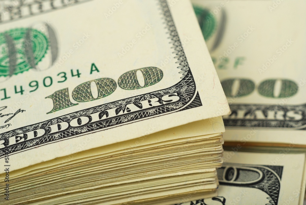 Dollar bank note money background