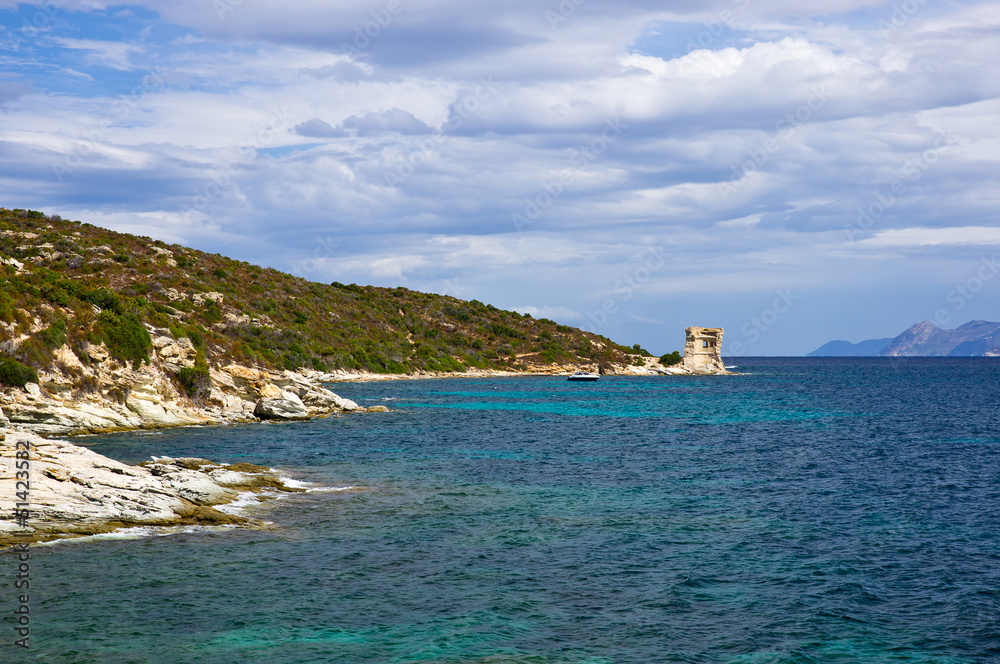 Genovese tower on Corsica