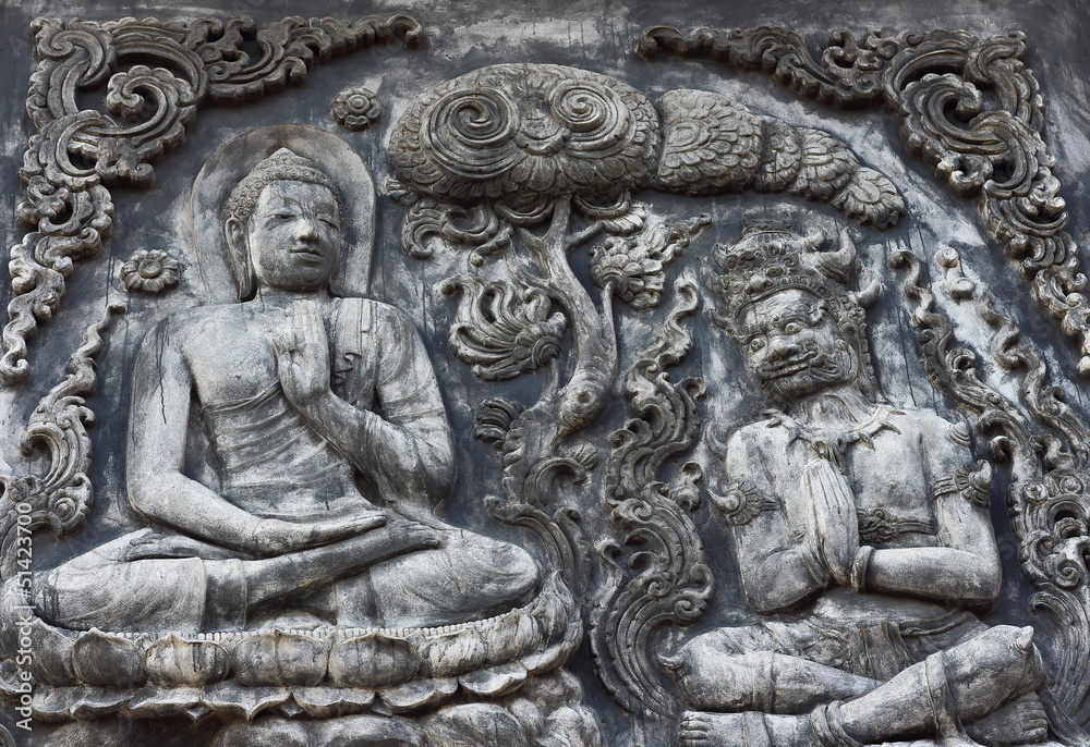 Buddha and Asura