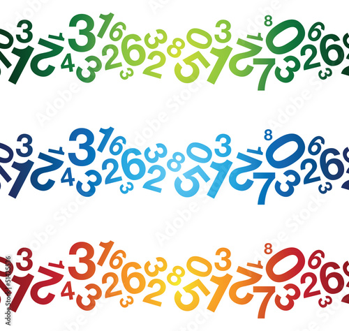 abstract number background