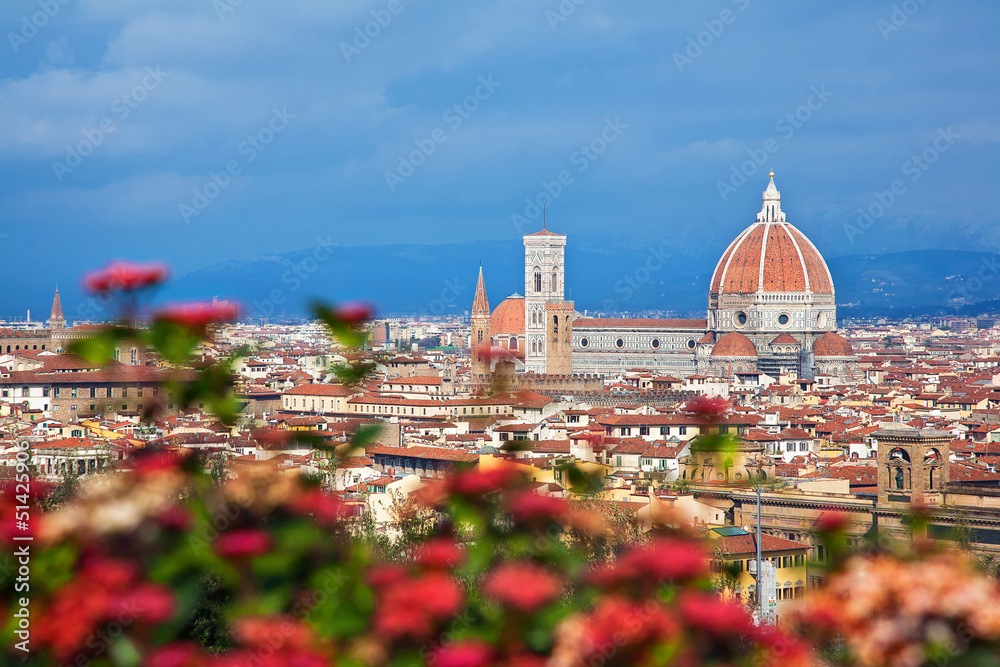 Vistas de la ciudad de Florencia, Italia