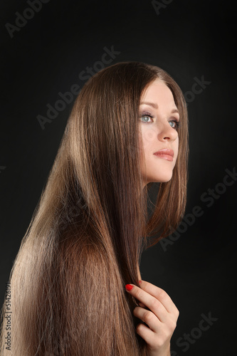 Portrait of beautiful woman...