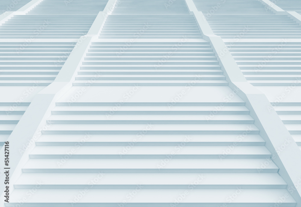 Obraz premium blue stairs