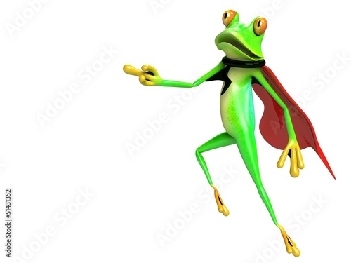 funny frog, crazy frog , super frog , hero frog 
