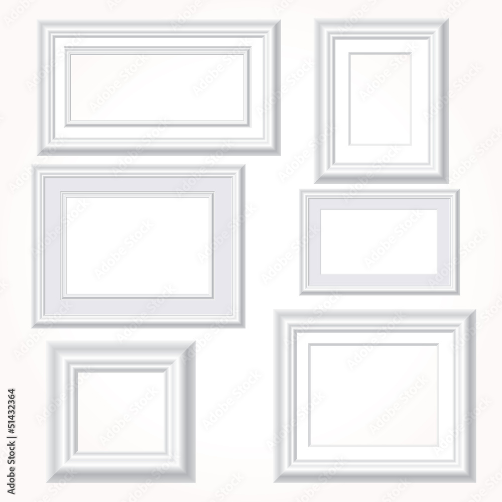 white wall frames white wall frames