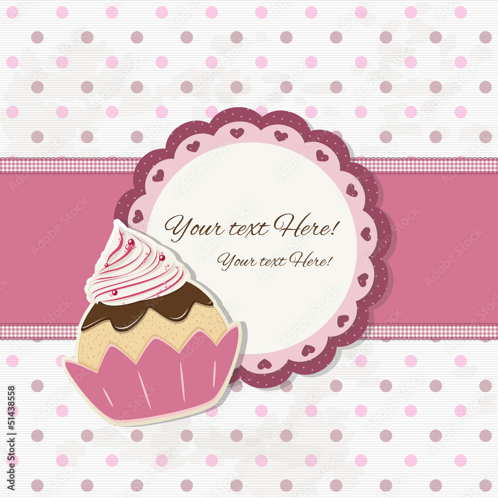 cake design - cupcake background - place your text cake design - cupcake background - place your text