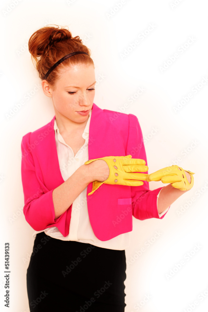 attraktive junge Frau