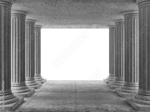 Photography Classic Ancient Building Interior with place for Your text