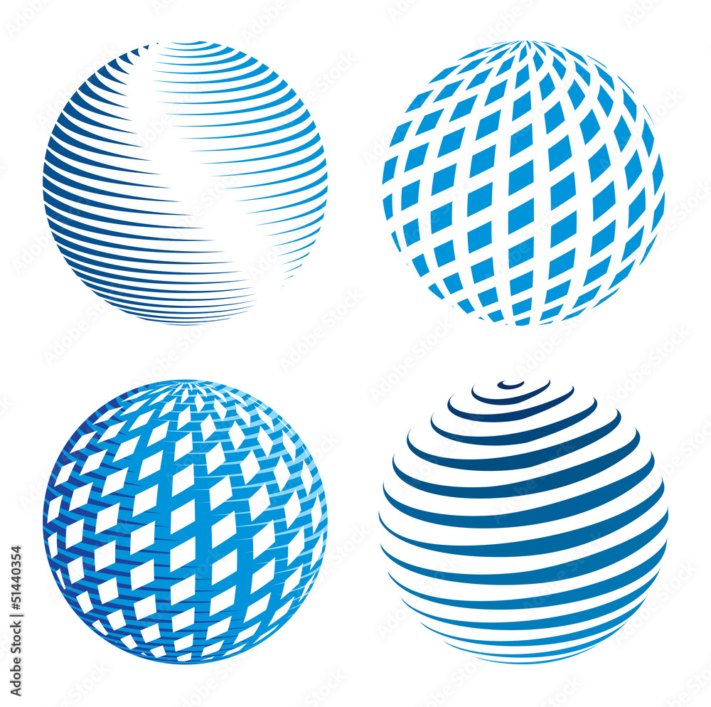 collection of abstract globe icons and symbols collection of abstract globe icons and symbols
