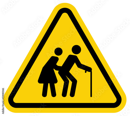 Aged sign