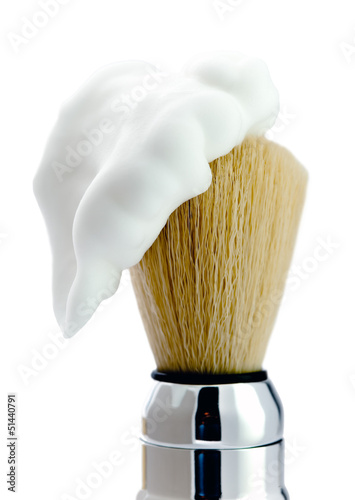 Small brush for shaving