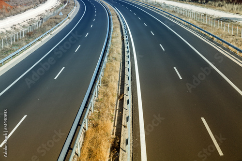 Autobahn Egnatia Odos Highway connecting Greece-Turkey.