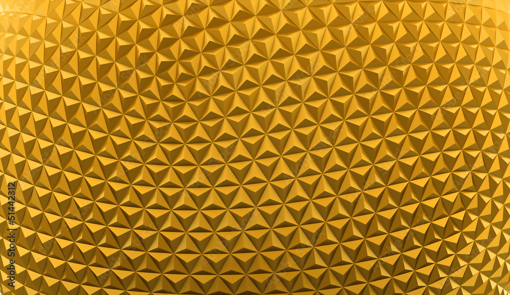 Yellow polygonal background