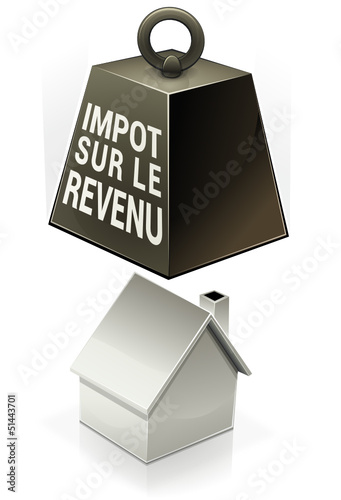 Impôt sur le revenu tombant sur les ménages