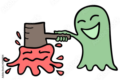 Sticker ghost