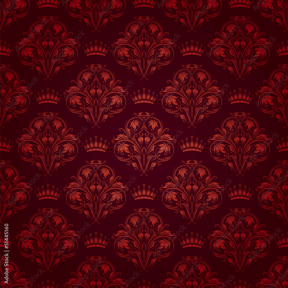 damask seamless floral pattern