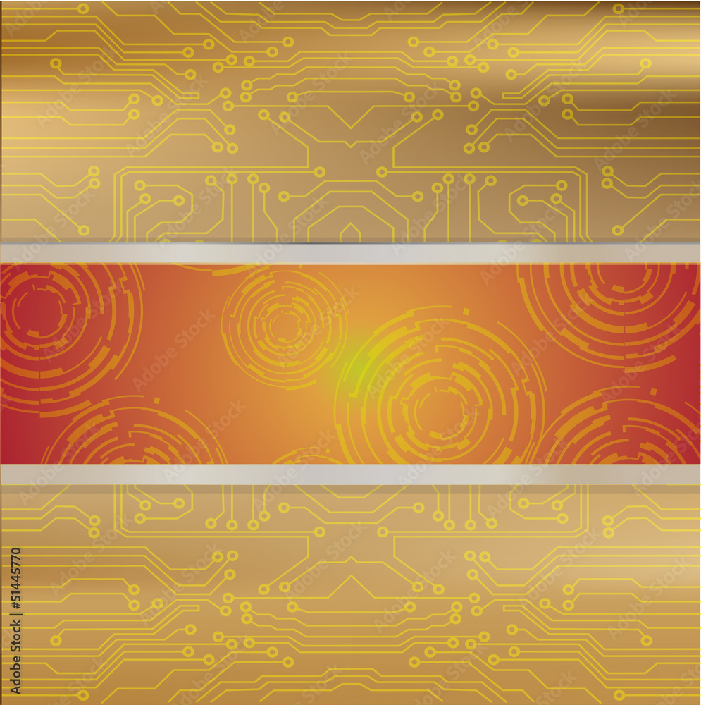 technology abstract background - vector illustration