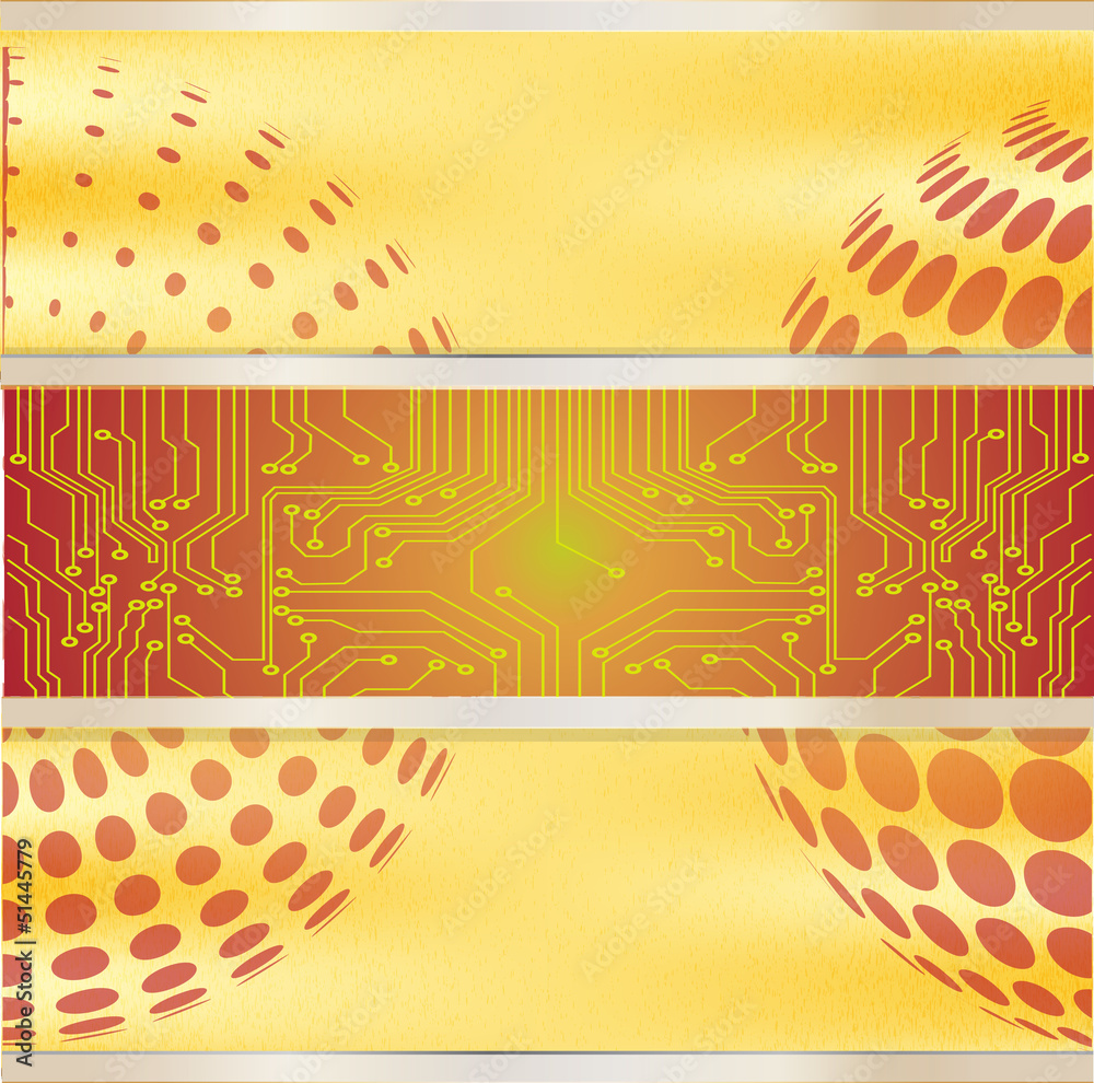 technology abstract background - vector illustration